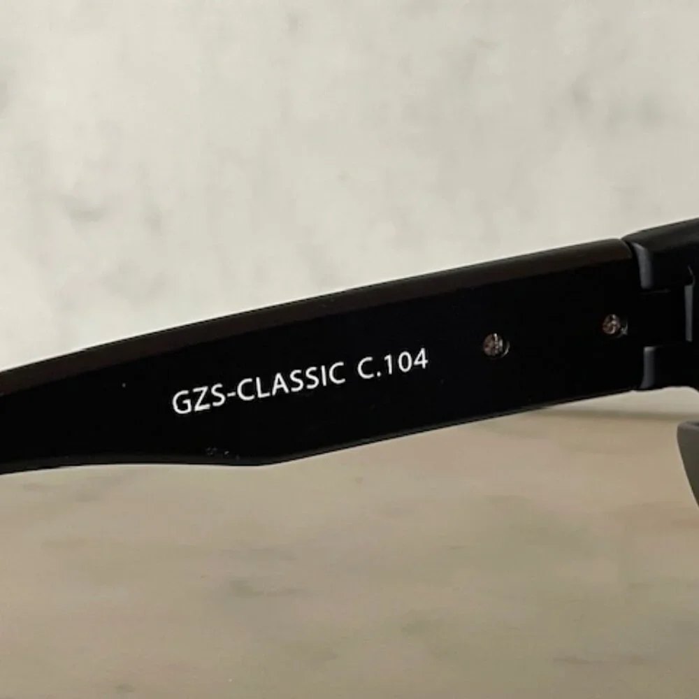 GILLZ GZS-Classic C.104 Black Polarized Frames Sunglasses 64-16